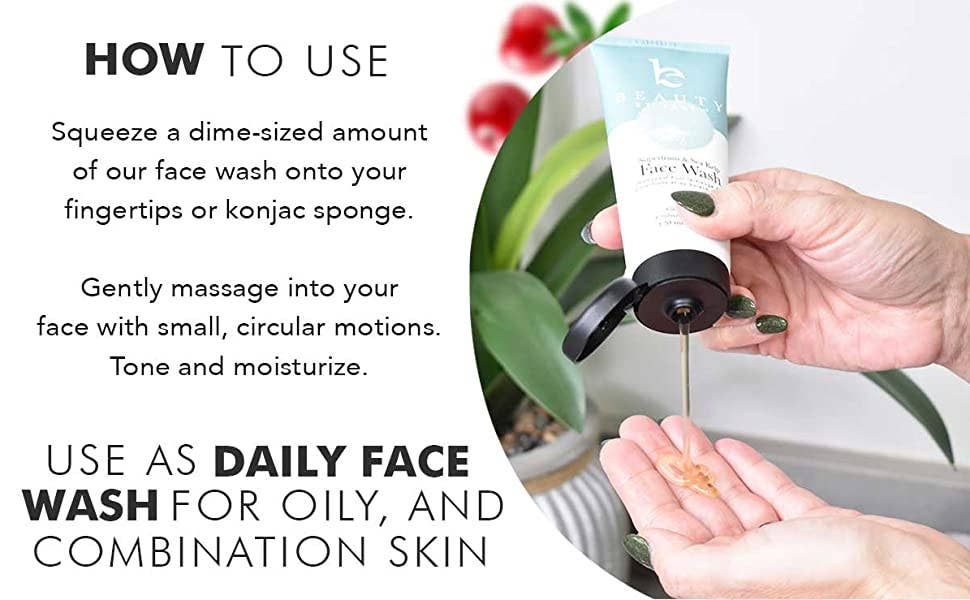 Face Wash with Superfruit and Sea Kelp 4oz