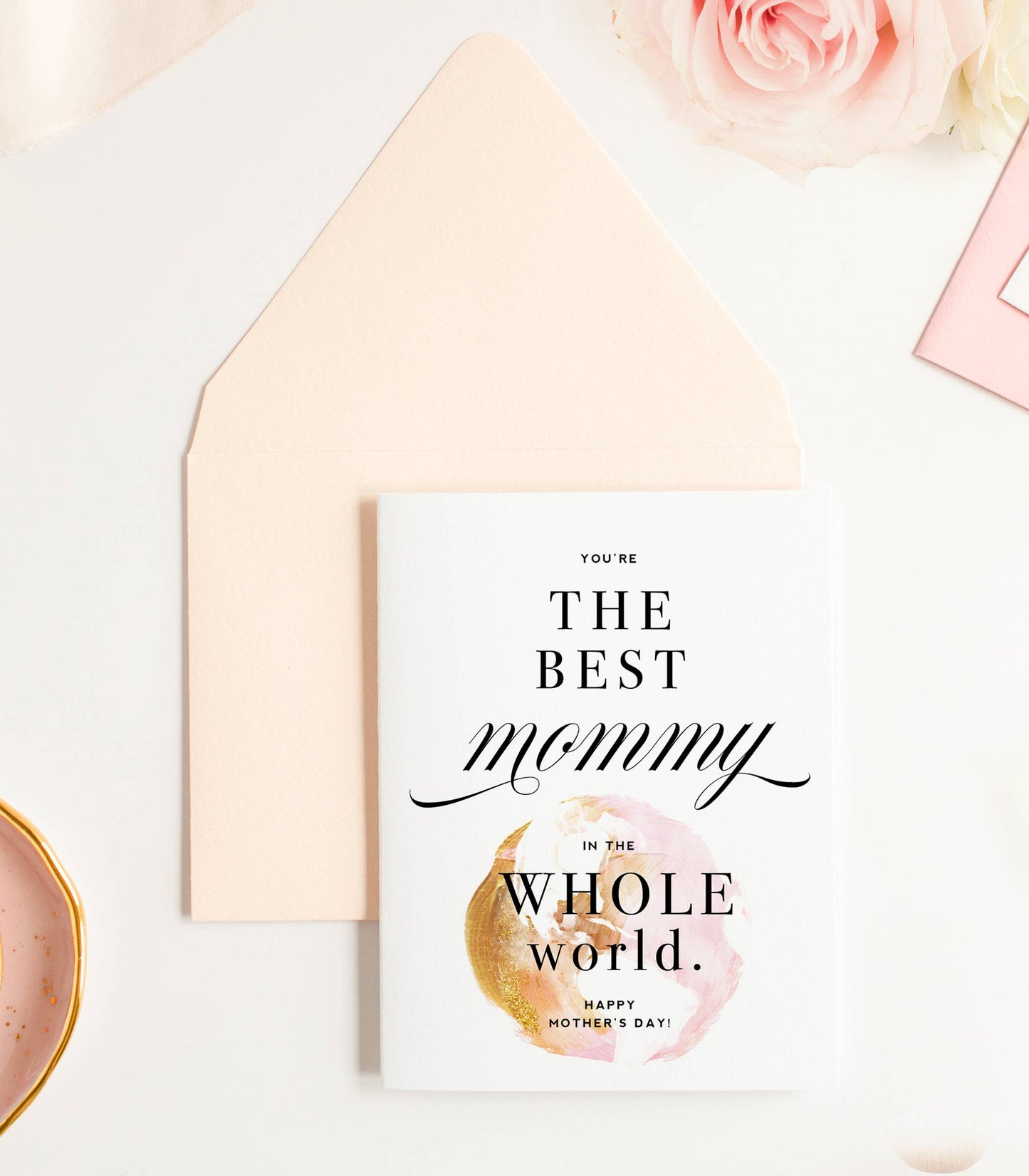 Best Mommy in the World - Sweet Mother's Day Greeting Card