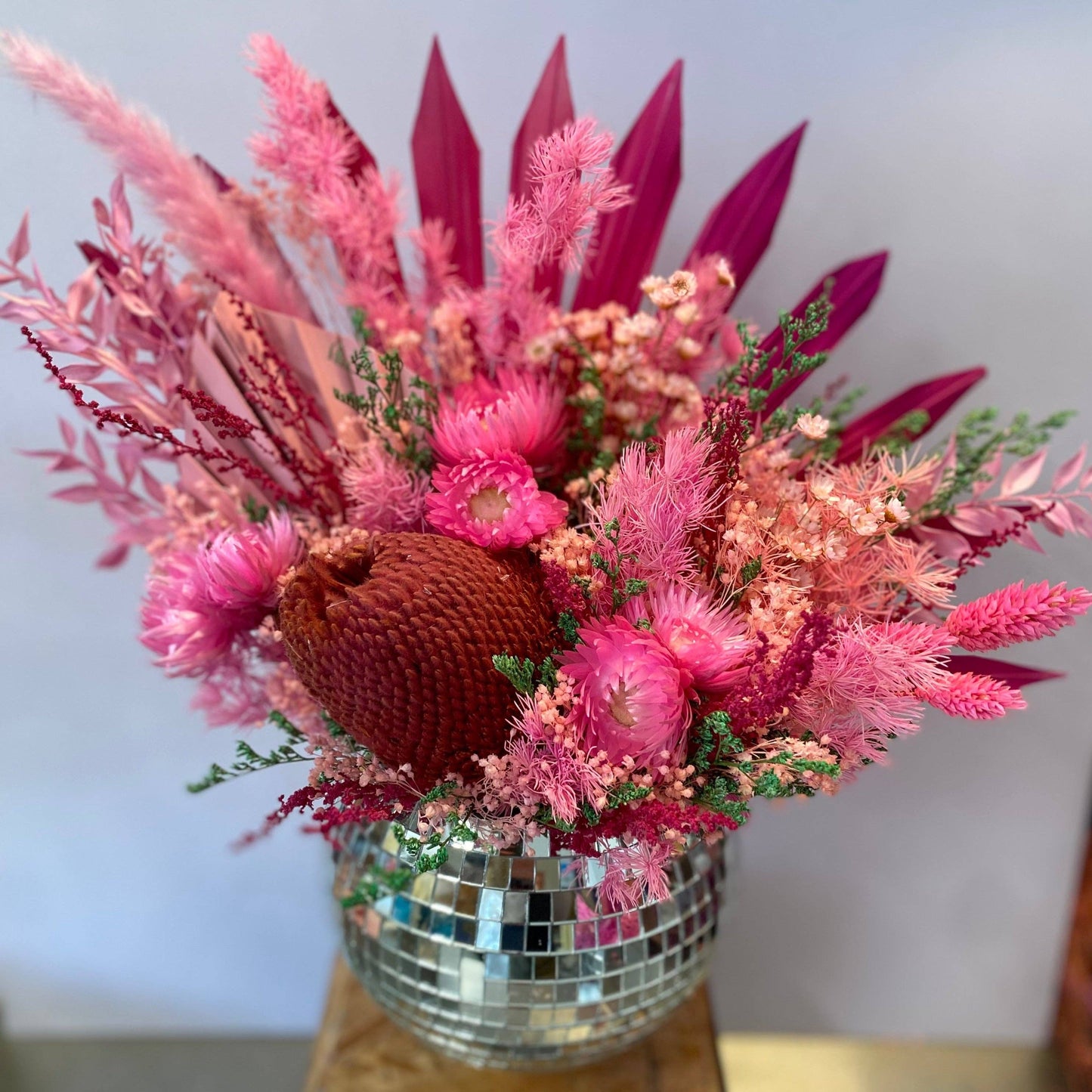 Disco Ball Arrangement - 6"