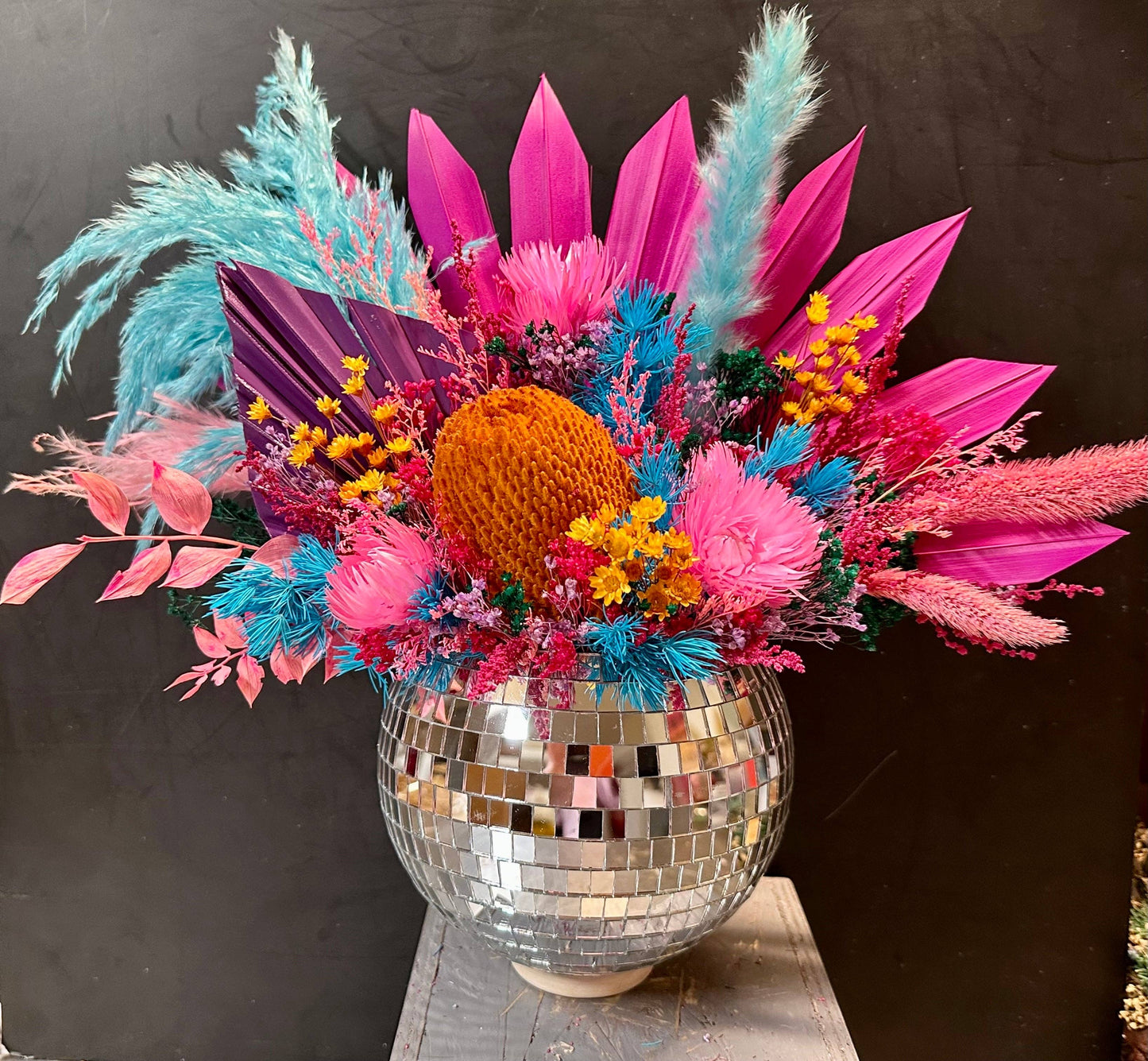 Disco Ball Arrangement - 6"