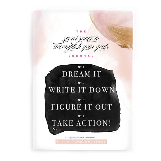 Secret Sauce & Action Plan - Inspirational Notebook