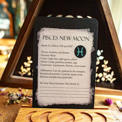 2024 New Moon Intention Cards