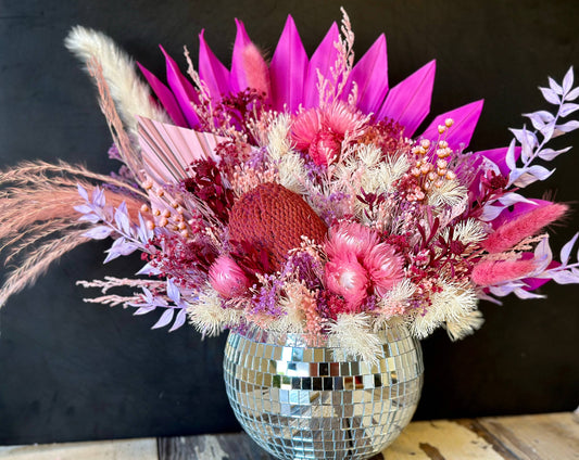 Disco Ball Arrangement - 6"